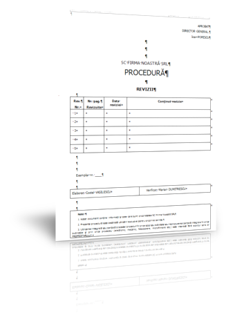 Procedura Verificarea HACCP